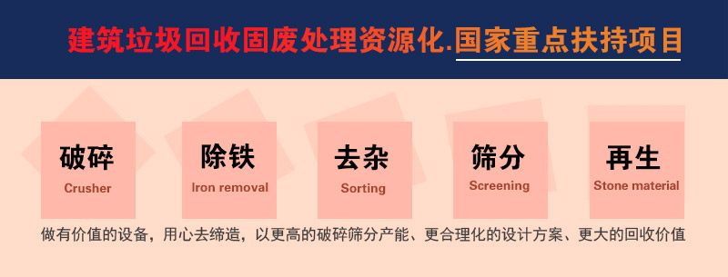 建筑垃圾破碎站工藝