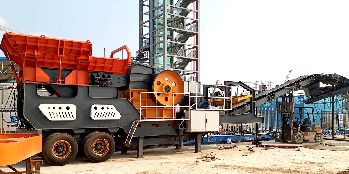 甘肅500t/h建筑垃圾處理生產現場